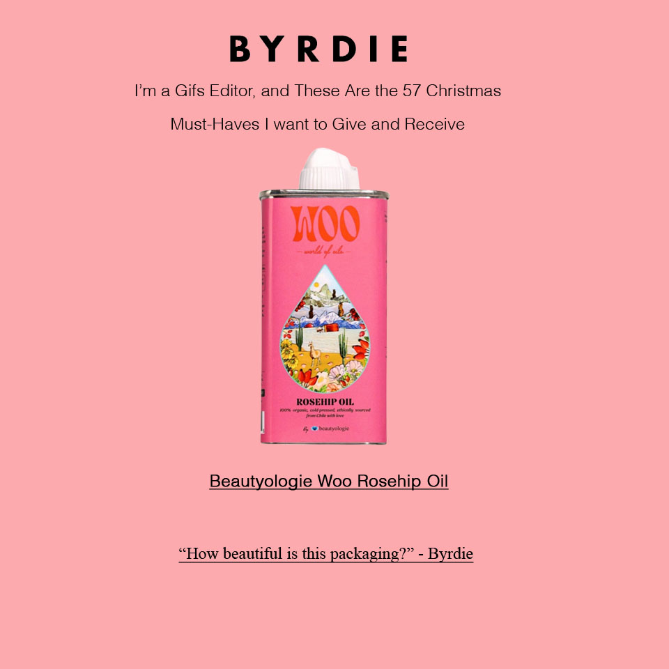 Woo featured at BYRDIE
