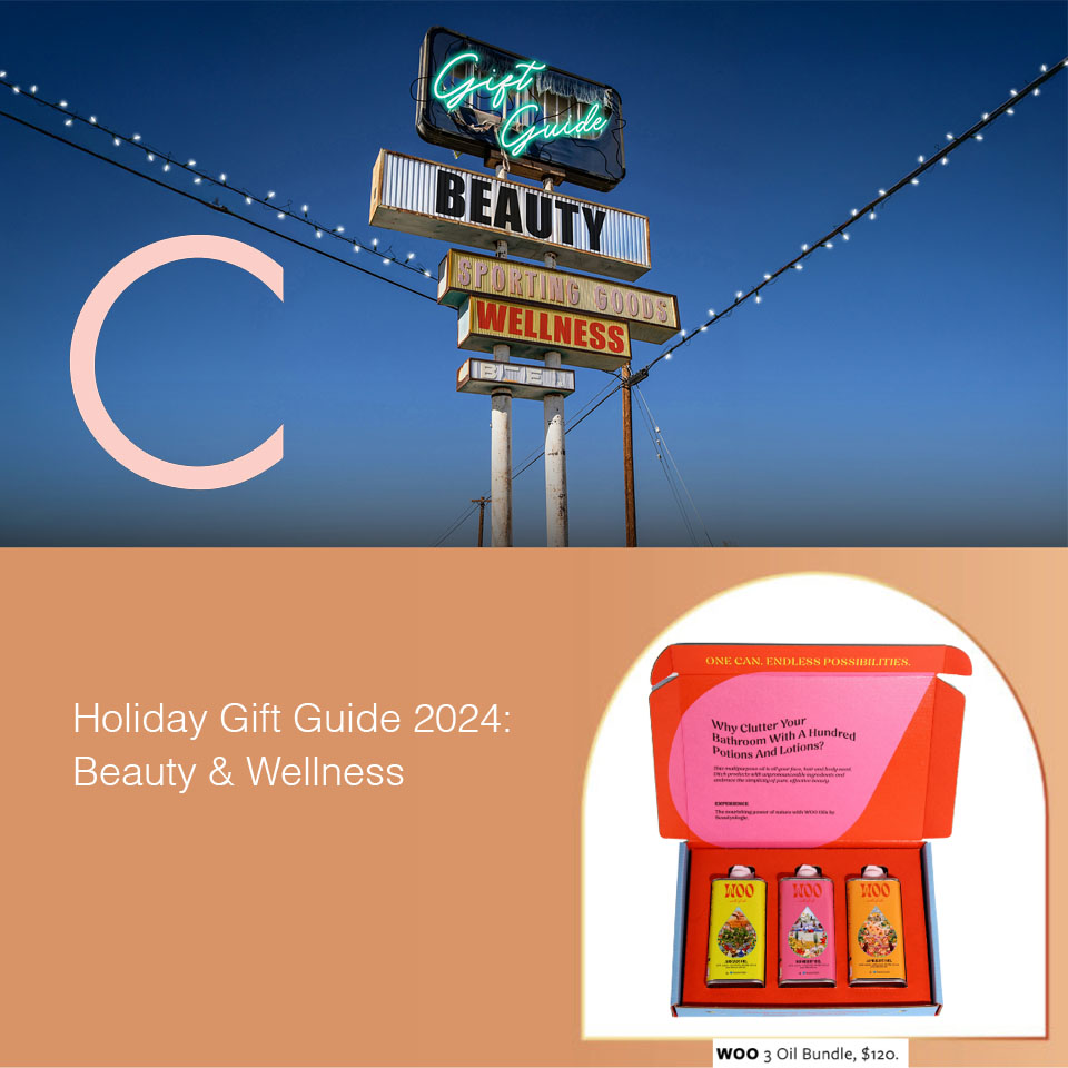 C Magazine features Woo in their Holiday Gift Guide 2024 for Beauty and Wellness