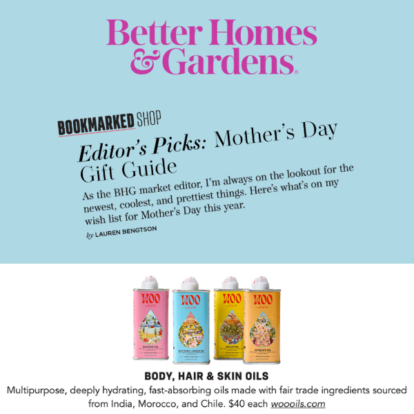 Mother’s Day Gift Idea: Organic Multipurpose Oils | WOO Oils