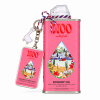 Pink rosehip oil can with balm keychain